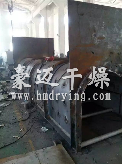 豪邁（mài）幹燥汙泥幹（gàn）燥機製作現場